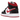 Jordan 1 Mid Gym Red Black White sneakers i sidoprofil med röd, svart och vit läderöverdel samt klassisk snörning