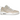 Jordan Spizike Low Sanddrift White sneakers i vinkelvisning med beiga läderdetaljer, vita skosnören och synlig dämpning i sulan