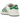 Adidas Campus 00s Core White Green sneakers i sidoprofil med vit mockaöverdel, gröna detaljer i läder och breda skosnören