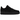 Nike Air Force 1 Low Valentine's Day Triple Black sneakers i sidoprofil med helt svart ovandel i läder, snören och sula