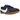 Nike Moon Shoe OG Midnight Navy Gum Light Brown Soft Pearl sneakers i sidoprofil med mörkblå ovandel och ljusbrun sula