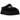 UGG Bea Mary Jane Black sneakers i vinkelvisning med svart ovandel i lackläder och en klassisk rem över vristen