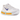 Nike Vomero Premium White Lapis Total Orange sneakers i sidoprofil med vit mesh-ovandel, orange detaljer och snören