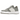 Maison Mihara Yasuhiro Wayne OG Sole Low White Grey sneakers i vinkel med vit och grå ovandel samt karakteristisk smält sula