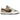 Nike Dunk Low Pegasus Pack Linen Phantom sneakers i vinkelvisning med ljusbrunt läder, vita skosnören och en klassisk gummisula