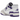 New Balance 550 White Purple sneakers i sidoprofil med vit læröverdel, lila detaljer och klassisk snörning