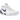 Nike Kobe 9 Elite Low EM Protro White Court Purple sneakers i sidoprofil med vit ovandel och lila detaljer samt snören