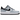 Nike Air Force 1 Low '07 LV8 Light Armory Blue White sneakers i vinklad profil med ljusblå och vita läderdetaljer samt snören