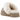 UGG Disquette Slipper Sand sneakers i en vinklad profil med brun mockaöverdel, plyschfoder och platåsula med synlig logotyp