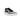 Nike Air Force 1 Flyknit 2 Black Pure Platinum sneakers i sidoprofil med svart och vit flyknit-ovandel och vit sula