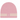 Corteiz VVS Knit Beanie Pink sneakers framsida av stickad mössa med vit broderad Corteiz-logotyp på uppviket