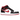 Jordan 1 Mid Gym Red Black White sneakers i sidoprofil med röd, svart och vit läderöverdel samt matchande skosnören