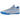 Nike Kobe 9 EM Low Protro TB Hydrogen Blue sneakers i vinkel med ljusblå ovandel, matchande skosnören och vit sula