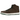 Nike SB Dunk High Baroque Brown Vegan Leather sneakers i sidoprofil med brunt veganskt läder och vit sula