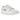 Jordan 1 Low Method of Make Sail Metallic Gold sneakers i sidoprofil med ljus och gyllene ovandel samt klassisk gummisula
