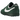 Nike Astro Grabber QS Fir Sail sneakers i vinkelvy med grön textilovandel, vit läderswoosh och klassisk gummisula