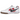 Nike Gato White Gym Red Gum Dark Brown Black sneakers i vinklad profil med vit ovandel, röda detaljer och klassisk gummisula