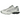 ASICS Gel-Kinetic Fluent Seal Grey Pure Silver sneakers i vinkelad vy med grå ovandel i mesh och silverdetaljer samt snören