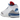 Jordan 3 Retro True Blue sneakers visade i sidoprofil med vit överdel i läder, ikoniska elefantmönstrade detaljer och blå inslag