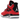 Jordan 4 Retro Toro Bravo sneakers i sidoprofil med röd nubuck-överdel, svarta detaljer och synlig Air-enhet i hälen
