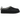 UGG Tasman Biarritz Slipper Black sneakers i sidoprofil med svart mockaöverdel och dekorativ broderad krage runt öppningen
