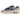 Nike Air Max 90 Coconut Milk Deep Royal Blue sneakers i sidoprofil med ljus ovandel, blå accenter och synlig Air-enhet