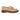 Dr. Martens Adrian Savannah Tan sneakers i en klassisk vinklad profil som visar den ljusbruna läderovandelen, tofsar och den robusta gummisulan.