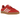Adidas Gazelle Indoor Better Scarlet Wonder White Gum sneakers i sidoprofil med röd mockaöverdel, vita lädetaljer och klassisk gummisula