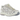 Nike P-6000 Light Bone sneakers i sidoprofil med vit och beige meshouppackning, silverdetaljer och sula