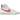 Nike Blazer Mid 77 White Adobe Red Stardust Sail sneakers i sidoprofil med vit læröverdel och röd swoosh samt klassisk sula