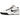 Nike Kobe 4 Protro Mambacita Gigi sneakers i vinklad vy med svart-vitt mönster, gulddetaljer och vita skosnören