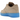 Nike Air Force 1 Low Protro Kobe Bryant Linen sneakers i sidoprofil med ljusbrun ovandel, swoosh och vit sula