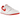 Jordan 1 Retro Low OG University Red sneakers i en klassisk sidoprofil med vitt läder, röda detaljer och svart swoosh-logotyp.