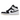 Air Jordan 1 Mid SE 'Diamond' sneakers i en klassisk sidoprofil med vit och svart överdel i läder samt en vit sula