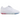 Jacquemus x Nike Cryoshot Tiempo R10 'France' sneakers i sidoprofil med vit ovandel, blå accenter och synliga designdetaljer