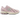 New Balance 1906R Rose Sugar Ice Wine sneakers i vinkelvy med rosa mesh-ovandel, metalliska detaljer och vit yttersula