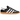 Adidas Hamburg Black White Gum sneakers i sidoprofil med svart mockaöverdel, vita läderränder och en klassisk gummisula.