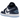 Jordan 1 Low Midnight Navy University Blue sneakers i sidoprofil med blå läderdetaljer, vit mellansula och klassiska skosnören