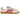 Adidas Samba OG Pony Hair Wonder Beige Better Scarlet sneakers i sidoprofil med beige ponnyhår och röda detaljer