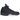 Jordan 5 Retro PSG Paris Saint-Germain Off Noir sneakers i sidoprofil med svart ovandel, röda detaljer och genomskinlig sula