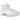 Nike Air Foamposite One Triple White sneakers i vit vinkelprofil med slät ovandel, snören och gummisula
