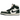 Jordan 1 Retro High Fir Pro Green sneakers i sidoprofil med grön och vit läderöverdel, svarta detaljer och matchande skosnören