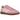 Adidas Handball Spezial Kith x Lionel Messi Light Pink sneakers i sidoprofil med ljusrosa mocka och vita detaljer