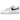 Nike Air Force 1 Low '07 White Black Hydrogen Blue sneakers i sidoprofil med vit læröverdel, svart swoosh och ljusblå detaljer