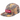 Supreme Frazetta Camp Cap Red sneakers i en frontvy som visar den röda kepsen med ikonisk box-logo framtill och justerbart spänne baktill