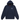 Supreme Anarchy Hooded Sweatshirt Navy, frontvy med huva och vit grafisk text på bröstet, tillverkad i marinblått bomullsmaterial.