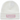 Supreme New Era Box Logo Beanie FW25 White sneakers frontvy av vit stickad mössa med tydlig röd Supreme Box Logo på uppviket