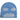 Supreme New Era Football Beanie Light Blue sneakers sett framifrån i ljusblå ullmix med vitt broderat Supreme-logo och New Era-detaljer