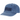 Supreme Splatter 6-Panel Blue Denim sneakers sedda framifrån med broderad Supreme-logotyp, blå denimtextur och vita splatter-detaljer