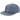 Supreme Distressed Script 6-Panel Blue sneakers framifrån med broderad vit logotyp, slitna detaljer och klassisk böjd skärm